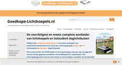 Desktop Screenshot of goedkope-lichtkoepels.nl